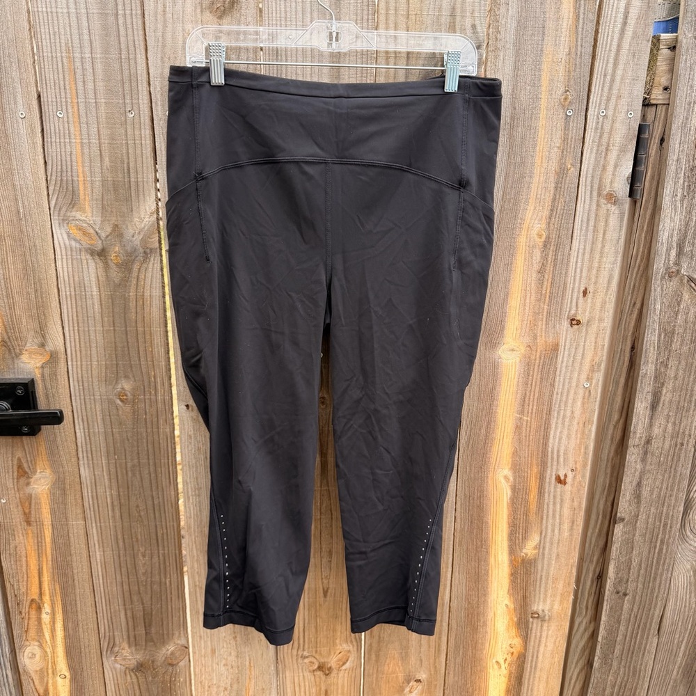 Lululemon Swift Speed High-Rise Crop 21" Black Size 14